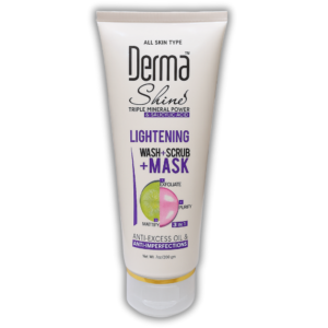 Lightening Wash + Scrub + Mask | 3 in 1 | 200gm | Derma Shines